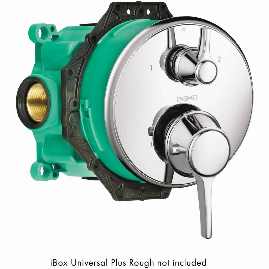 Polished Nickel Thermostatic Trim with Volume Control Y124576