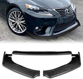 3PCS Front Bumper Lip Spoiler Air Chin Body Kit Splitter, Painted Carbon Fiber N39134