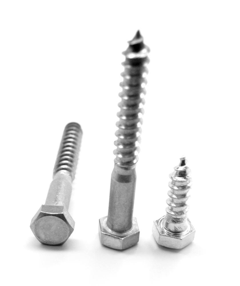 1/2x22-6 x 20x22 Hex Lag Screw Low Carbon Steel Zinc Plated S3902