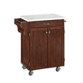 Rustic Cherry Finish Cuisine Cart F474