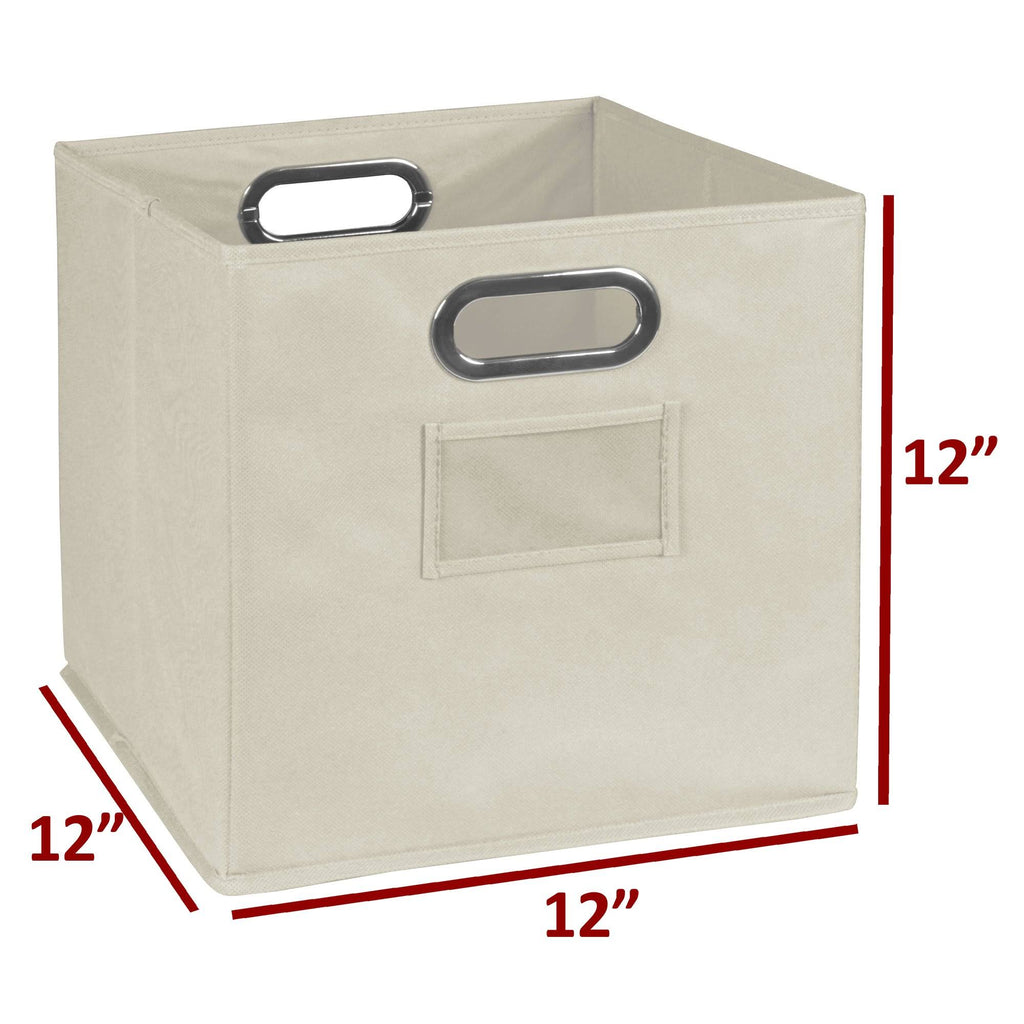 4 Cubes and 2 Canvas Bins Storage Set Y513