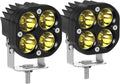 40W CREE LED Work Light Square Spotlight Light Pods IP67 Waterproof Pack of 2 F15839