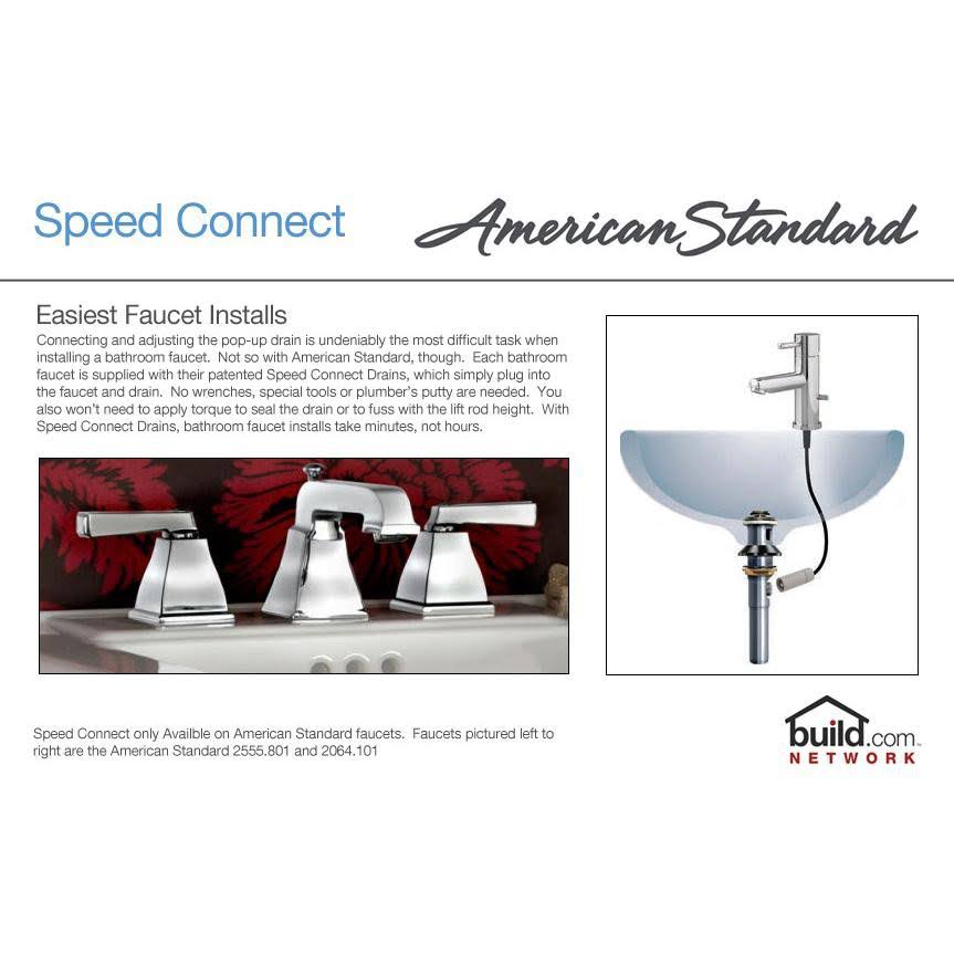 Chrome 2-Handle Widespread Bathroom Faucet F9277