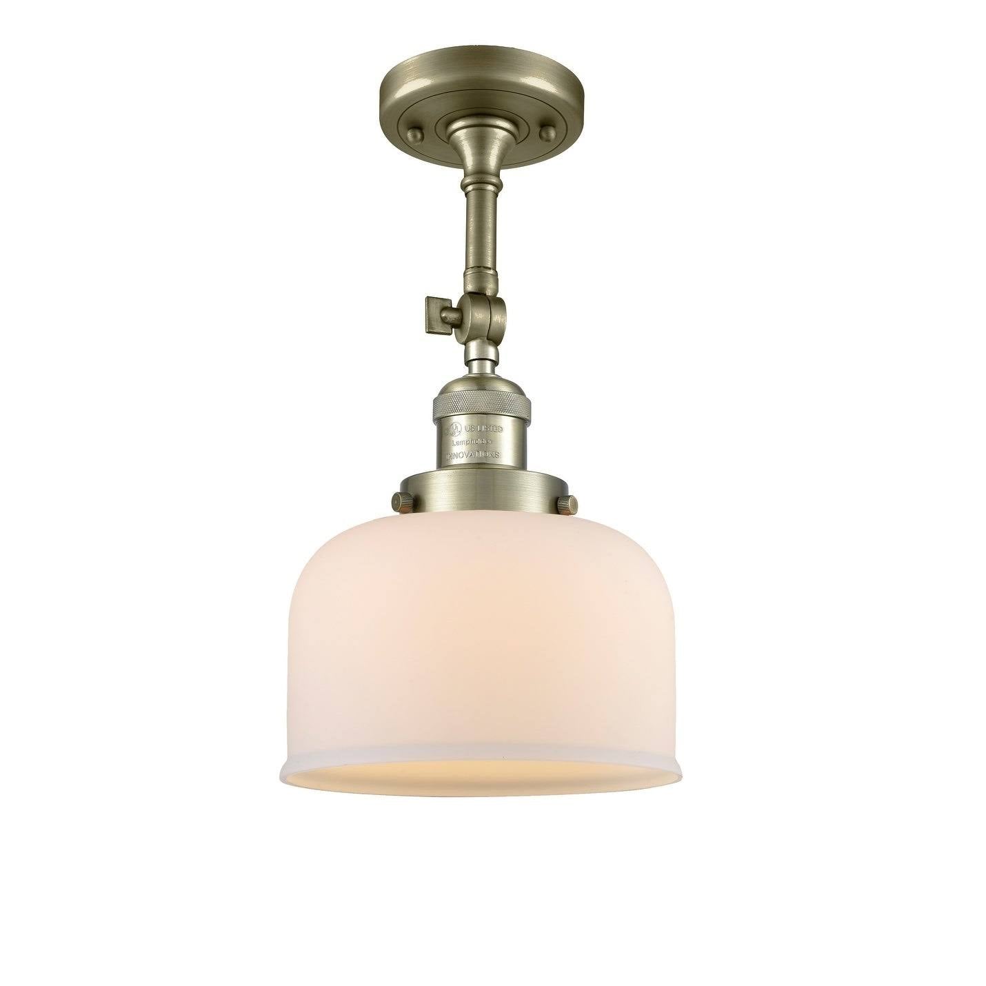 Antique Copper Semi Flush Mount Light N660