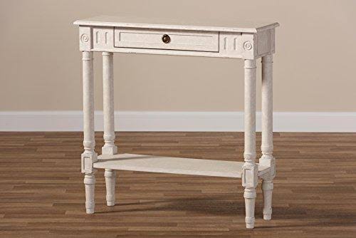 Whitewash Console Table Z625912