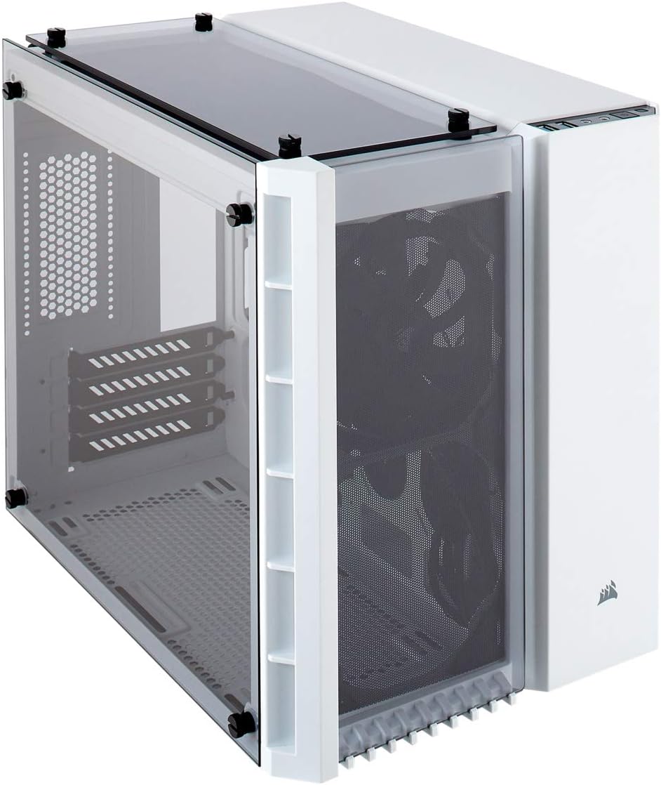 White Tempered Glass ATX Smart Case M4002