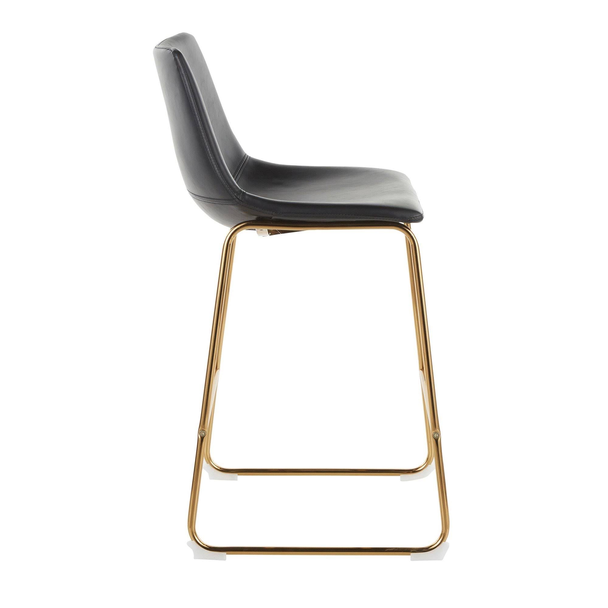 26x22 Counter Stool Black Espresso Set of 2 I98084