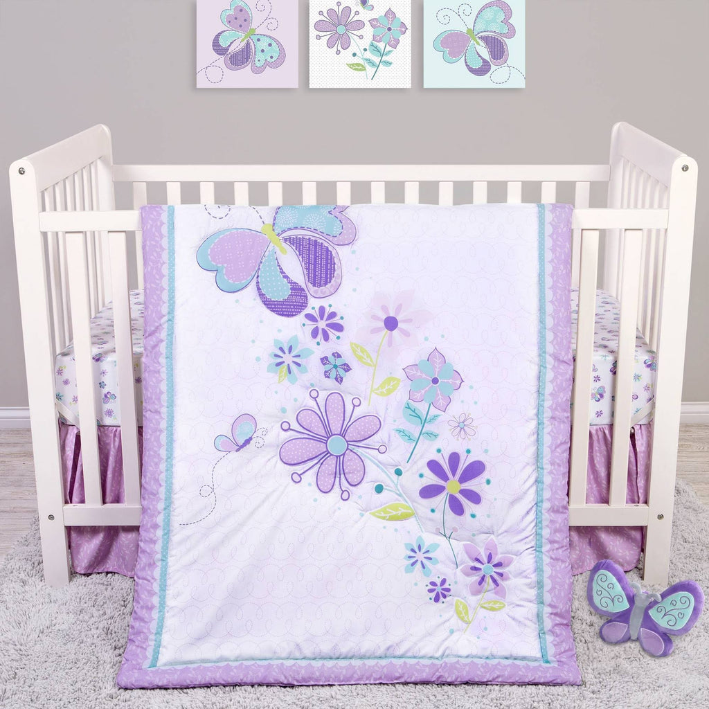 4 Piece Crib Bedding Set Y4245