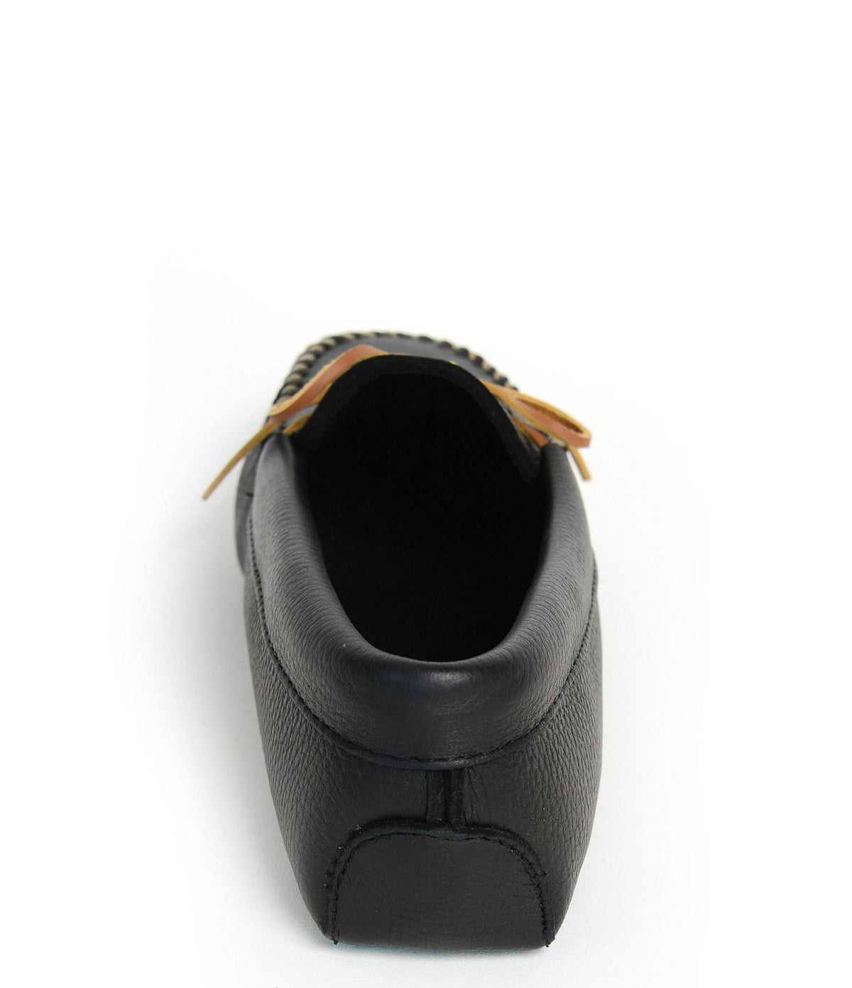 Black Double Deerskin Softsole Men&s Shoes B44938