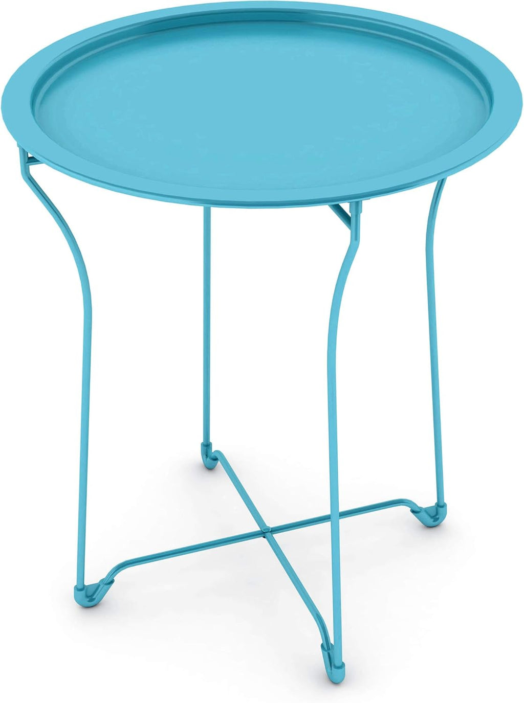 Metal Side Table with Powder Coating, Pack of 2 Y12349