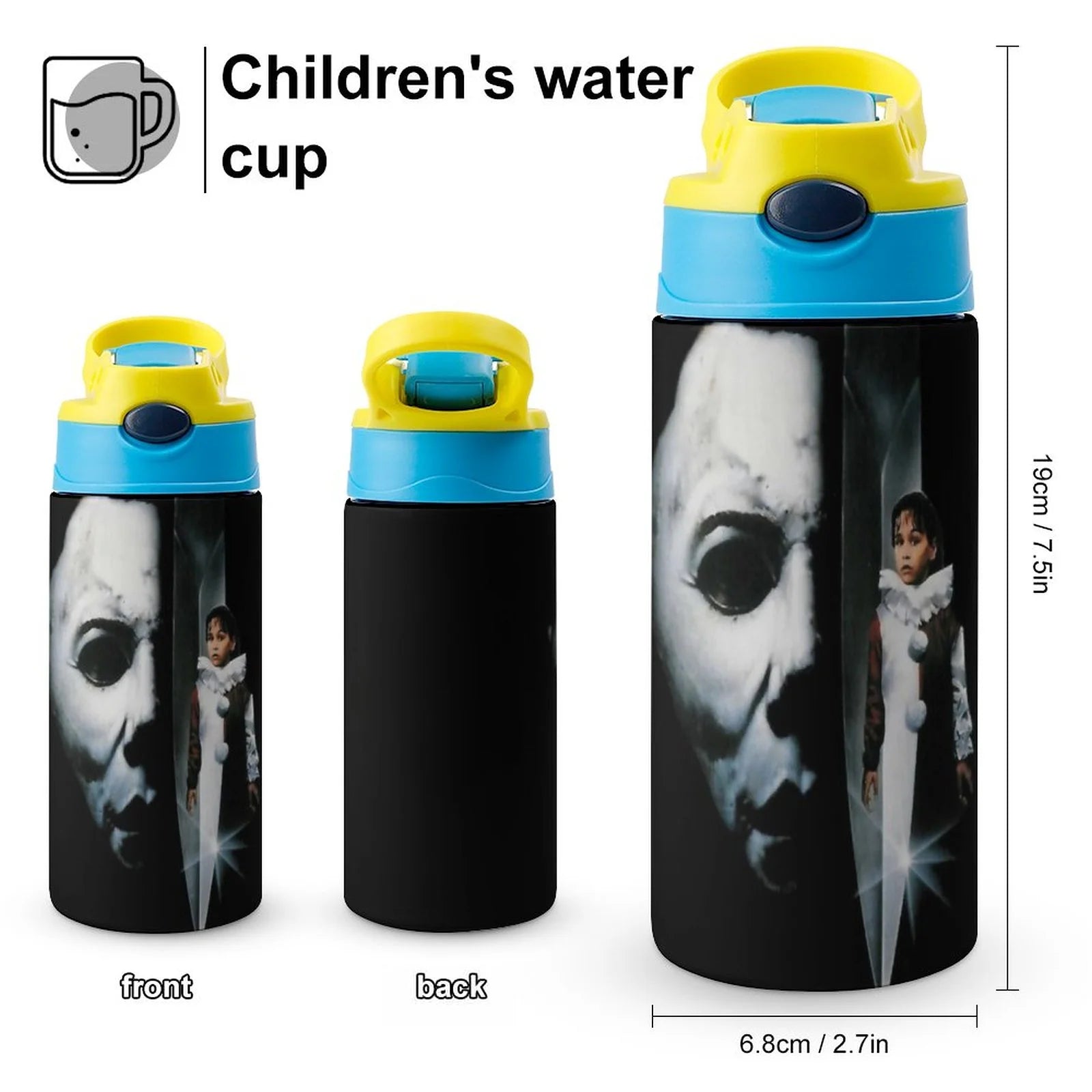 Insulated Stainless Steel Water Bottle with Straw V601