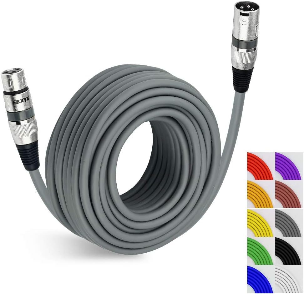 50 Ft 4 Pack XLR Microphone Cable Y1335