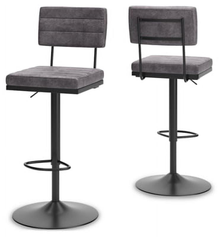 Black Tall Swivel Barstool H27480