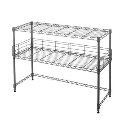 Gray Carbon Steel Bookshelf J628