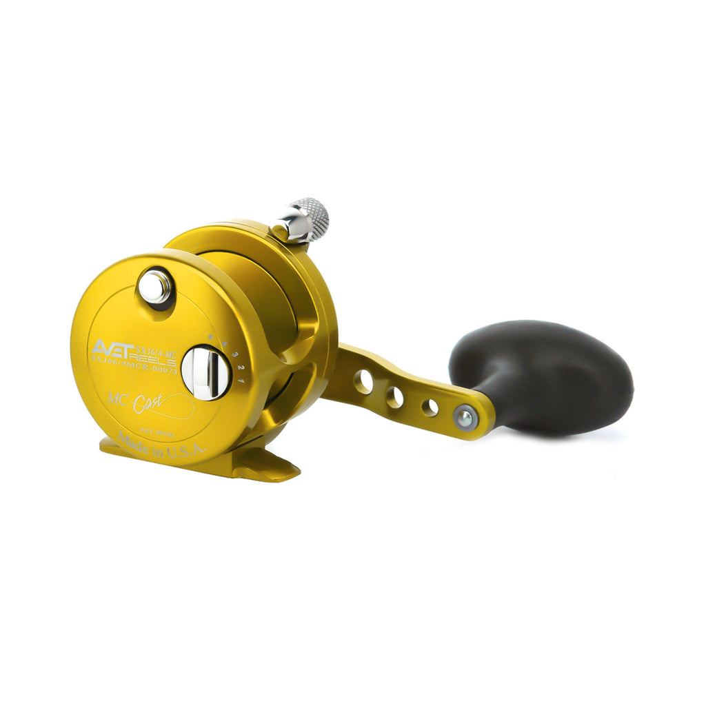 Gold 2-Speed Lever Drag Casting Reels H2154