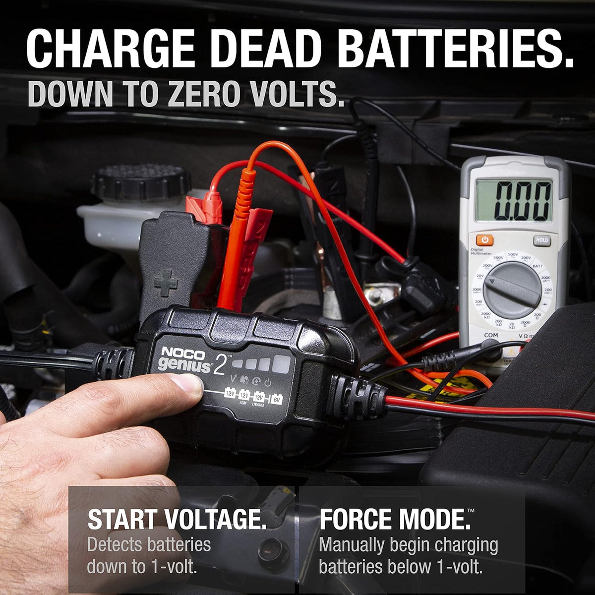 2-Amp Portable Smart Battery Charger and Maintainer, Pack of 2 Y6182