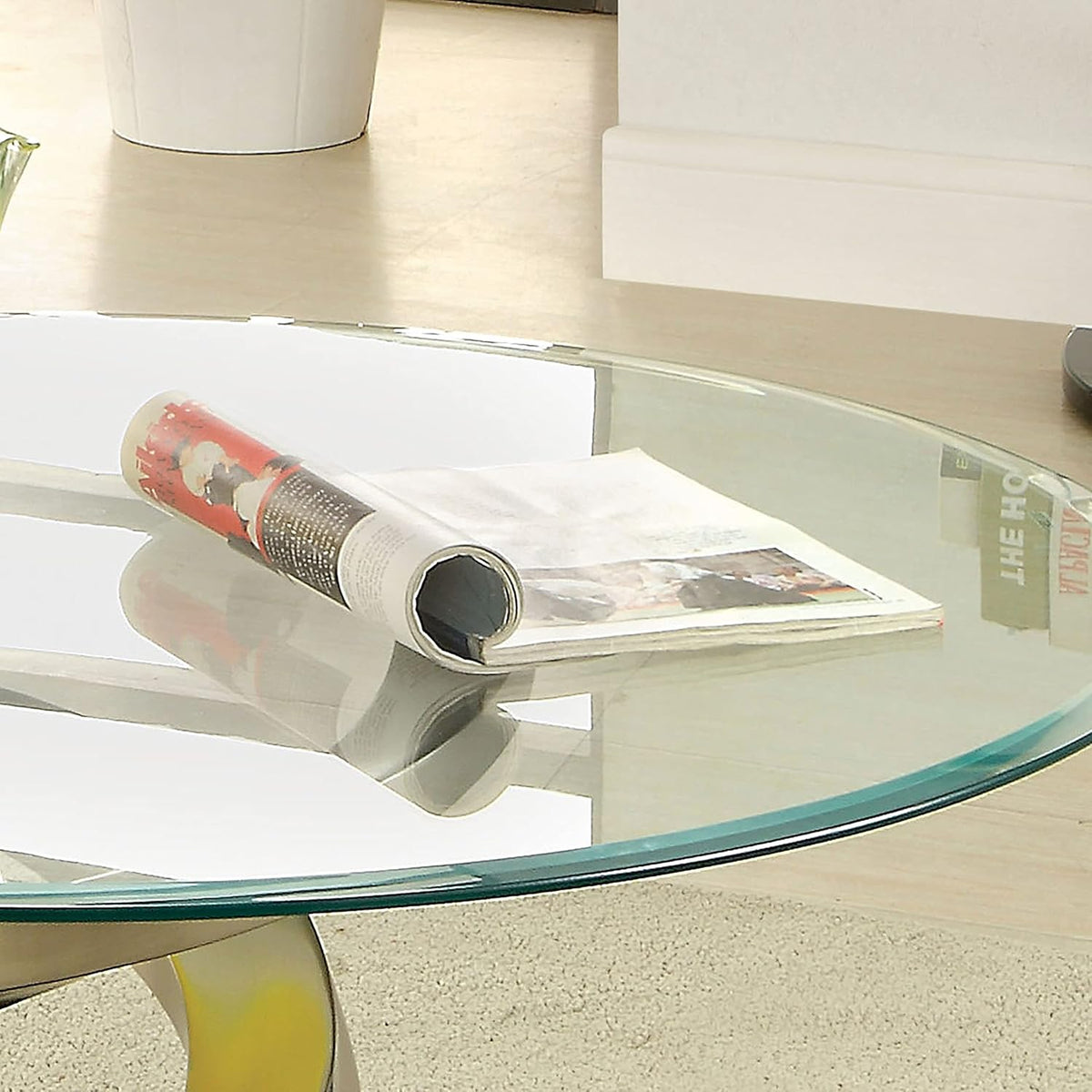Satin Plated Coffee Table W54215