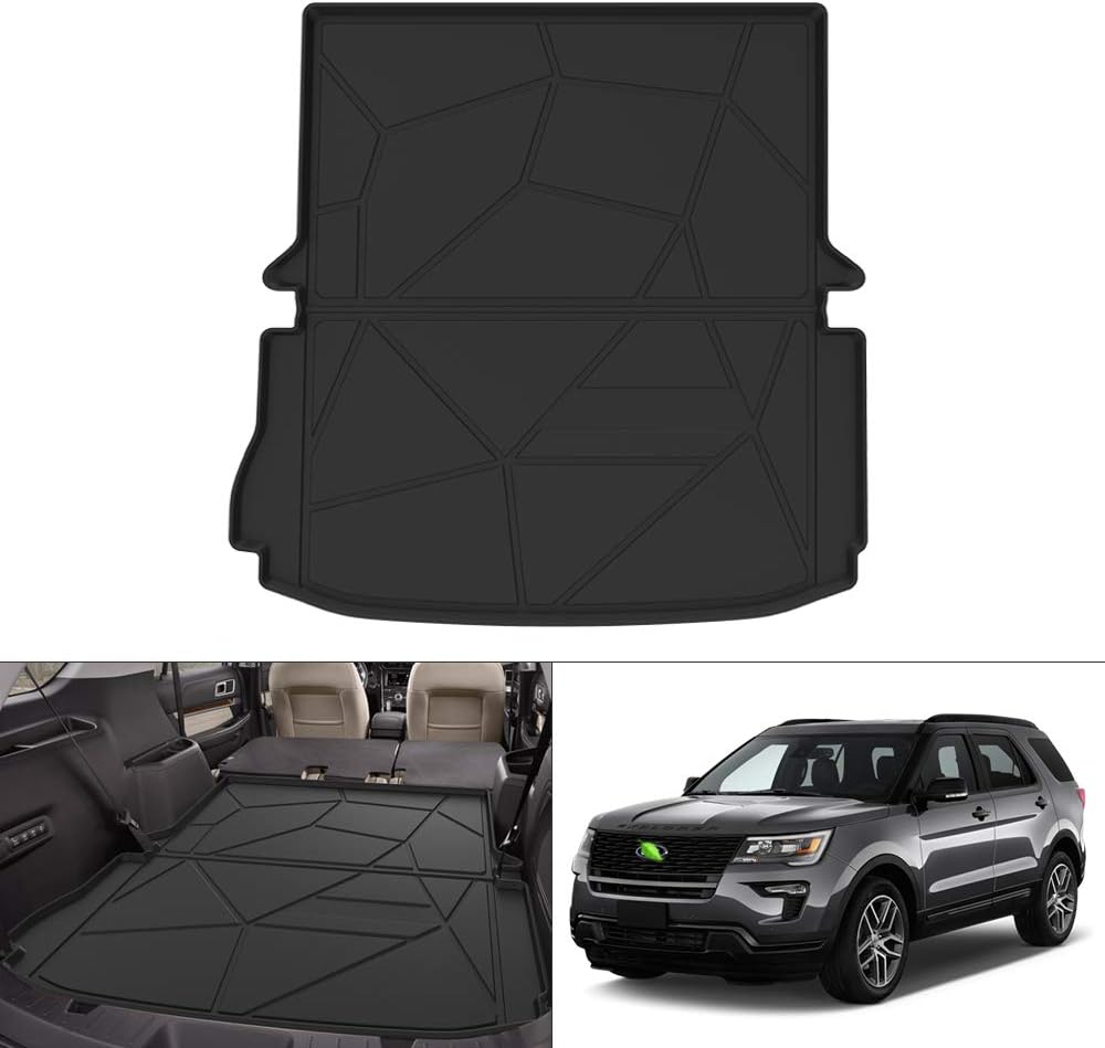 Black TPO Non-Slip Cargo Mat Pack of 2 Q1714