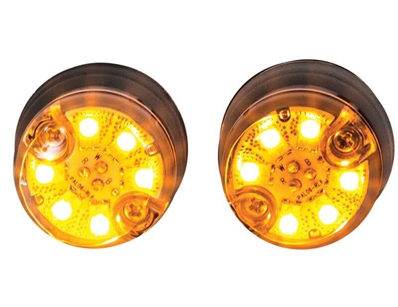 Amber Push-On Hidden Strobe Kit F476
