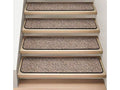 Set of 12 Black Indoor Carpet Stair Treads U1605
