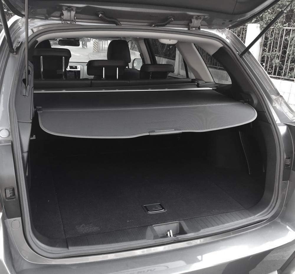 Cargo Security Rear Trunk Cover Retractable Black D22817