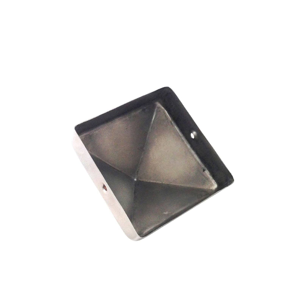8 in. x 8 in. Stainless Steel Fence Post Cap J290197