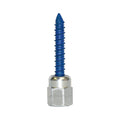 5/16-14 in. x 2-1/2 in. Vertical Rod Anchor Screw with 3/8 in. Threaded Rod Fitting for Concrete (2-Pack) J614