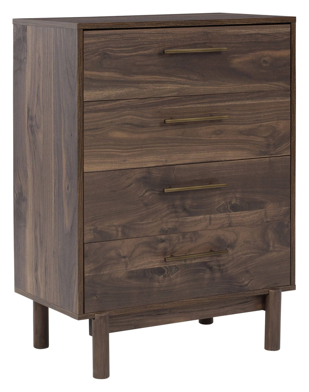 Mocha Four Drawer Chest W9952