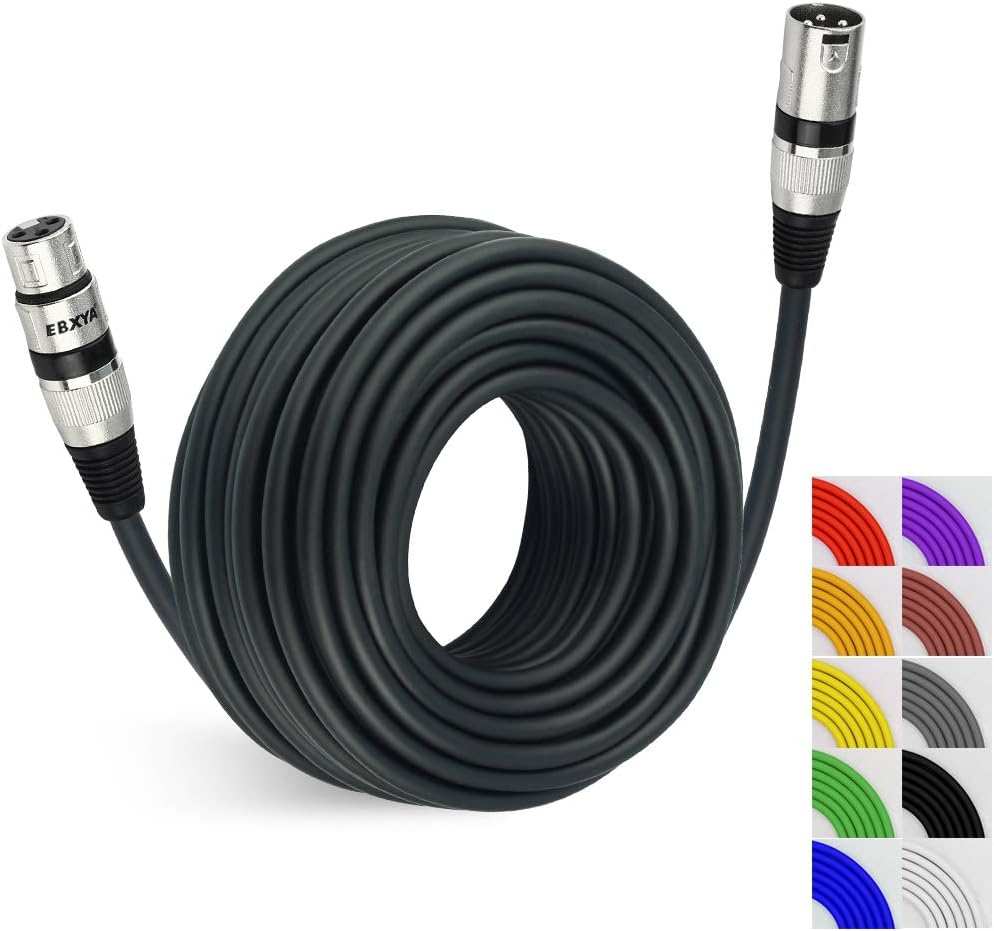 50 Ft 4 Pack XLR Microphone Cable Y1335