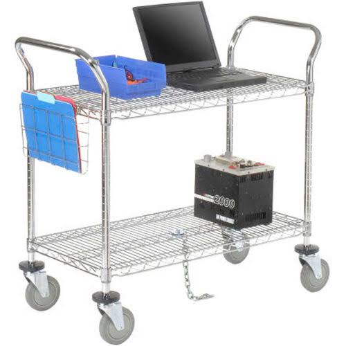 2 Shelves Wire Utility Cart H789178