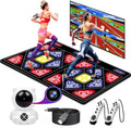 Electronic Dance Mat with HD Camera for HDMI Interface TV, Rechargeable Host & Remote Controller, Non-Slip Y56768