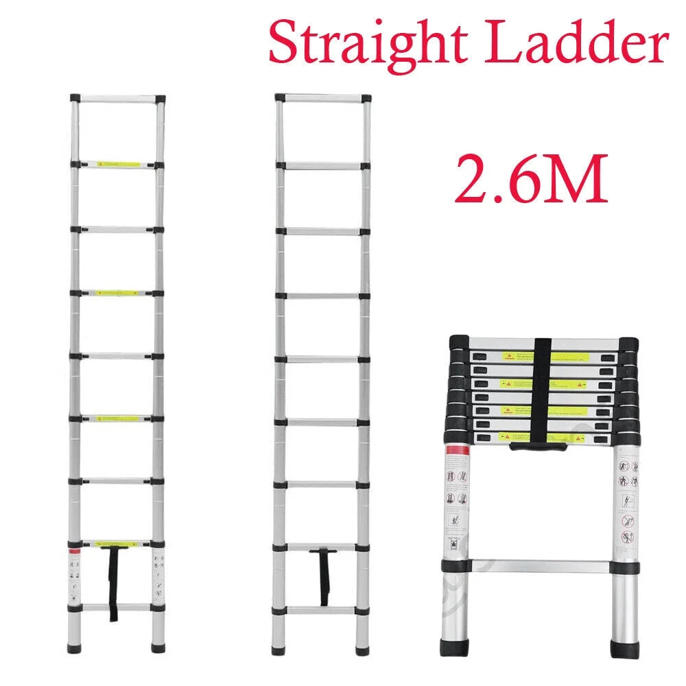 Telescoping Aluminum Extension Ladder 8.5FT X472753