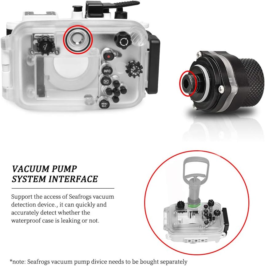 White Waterproof Diving Case for Olympus TG-6 P76557