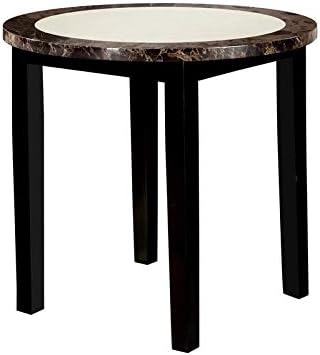 Black Wood Round Counter Height Table E4457
