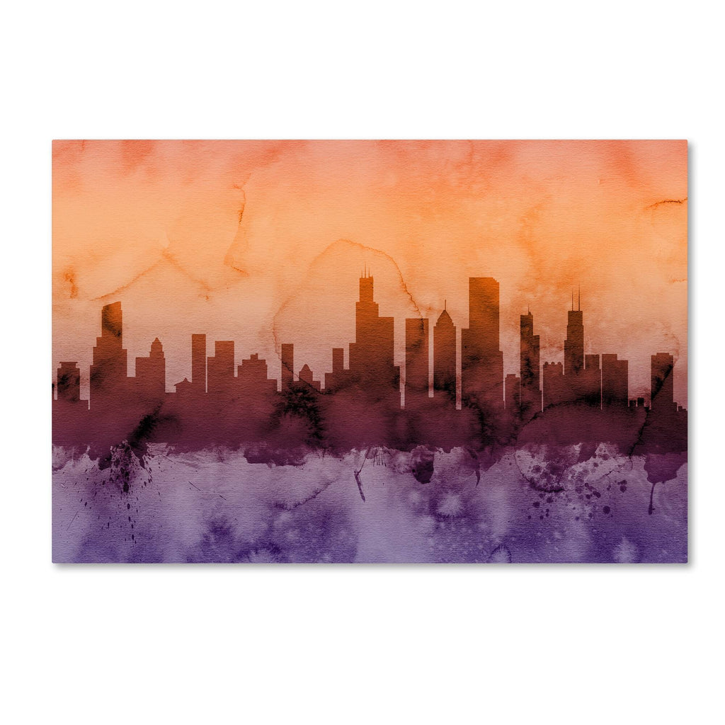 Chicago Illinois Skyline Canvas Art H843925