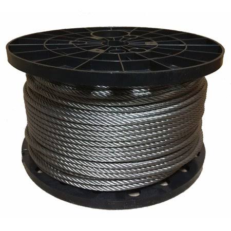 3/8 inch Stainless Steel Aircraft Cable Wire Rope 7x19 Type 304 (150 Feet) T1418