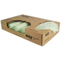 Compostable Can Liners, 48 gal, 1 mil, 42 x 48, Green, 100/Carton U181102
