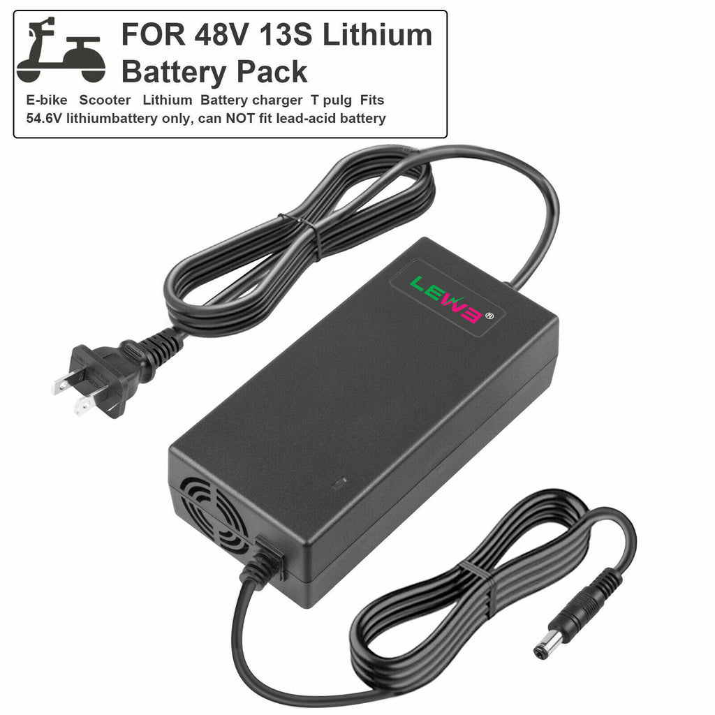 54.6V2A Charger Adapter for 48V Li-ion Battery Ebike Y216566