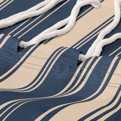 Heather Fern Green Stripe Hammock with Steel Stand P2619