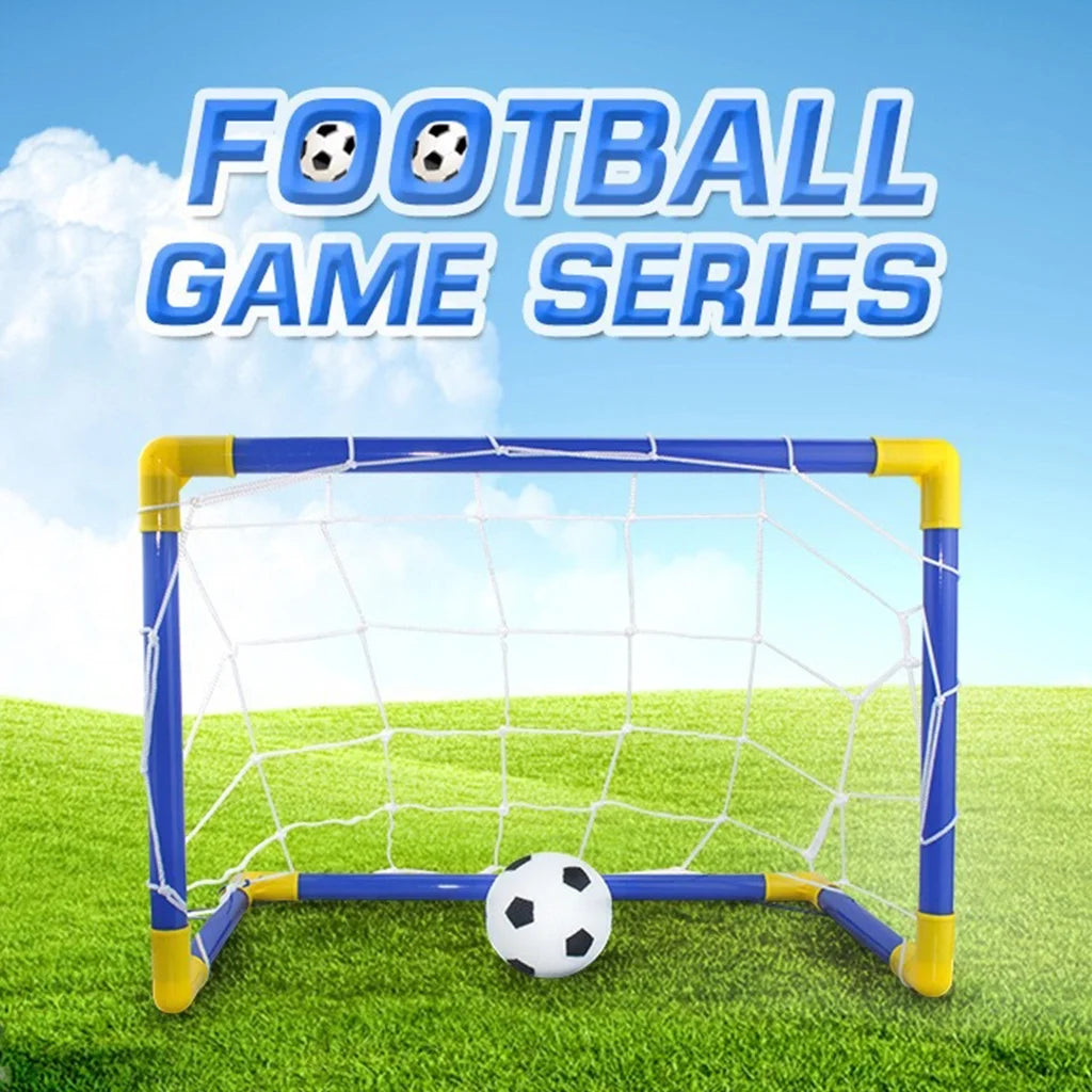 Mini Soccer Goal Set with Inflatable Play Ball X272701