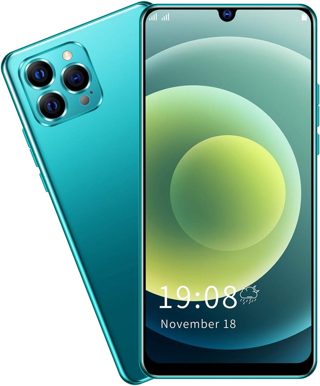 5.45 inch Unlocked Smartphone with Face Fingerprint, 1GB/8GB, 2200mAh Battery (Blue) S673335
