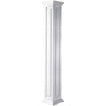 Craftsman Classic Square Raised Panel Column with Crown Capital and Crown Base V789567