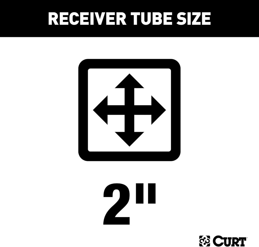 Class 3 Trailer Hitch, 2-Inch Receiver, Square Tube Frame A7523