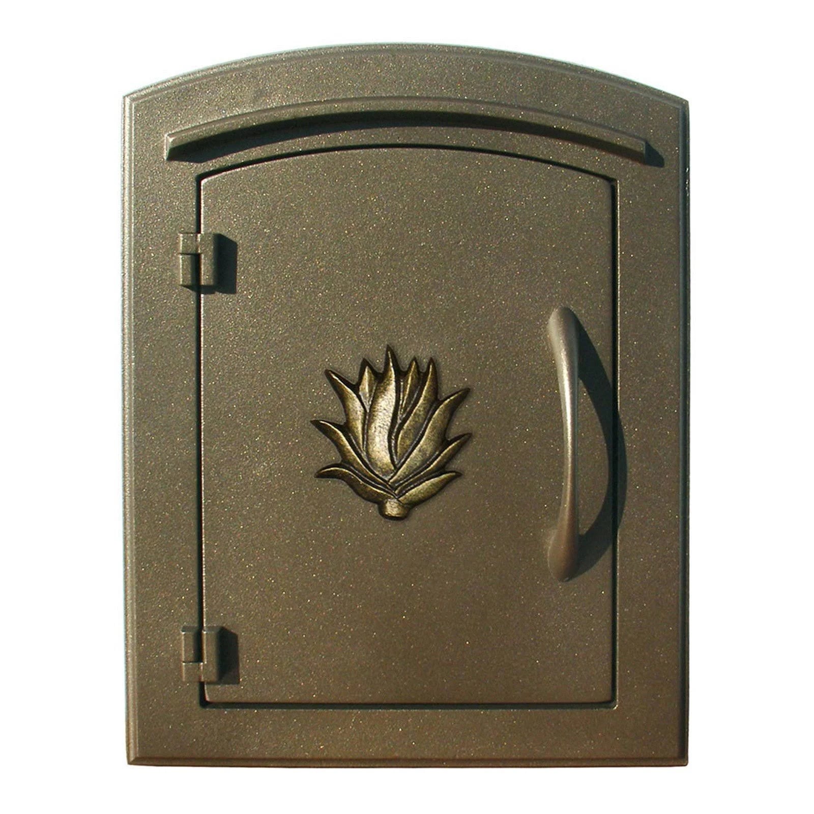 Bronze Column Mount Mailbox S589