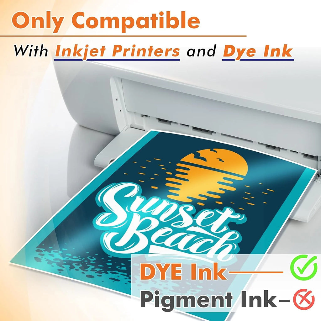 200 Sheets Glossy Inkjet Photo Printer Paper 8.5x11 Inches 30 LB 6Mil I81621