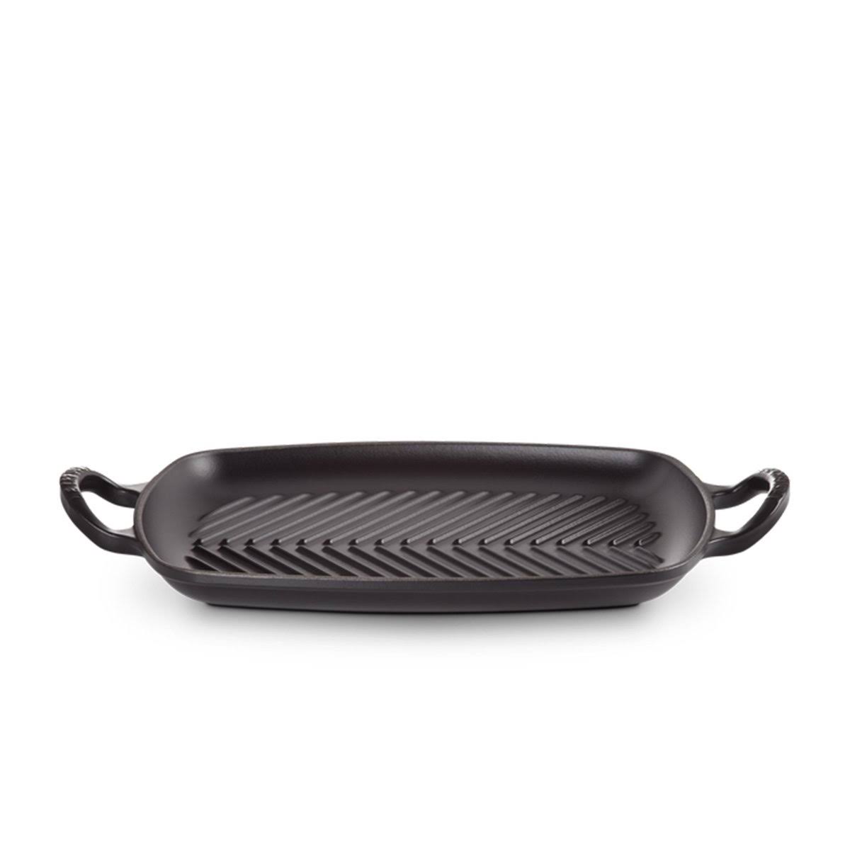 Satin Black Cast Iron Rectangular Grill I72487