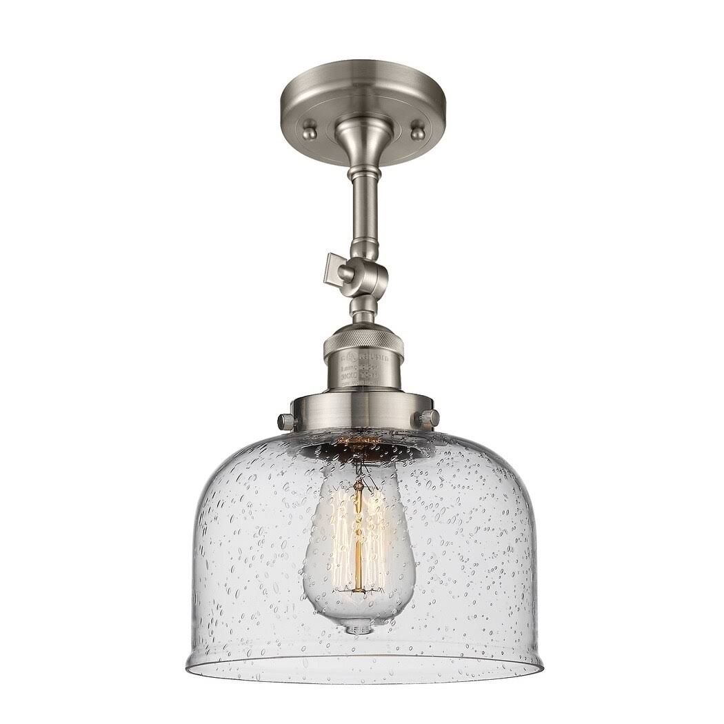 Antique Copper Semi Flush Mount Light N660