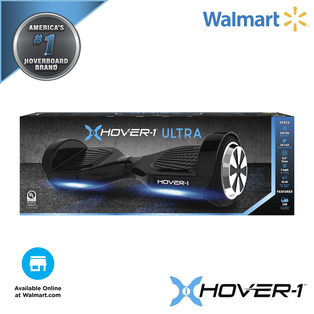 Black Electric Hoverboard with 6.5" Wheels J53057
