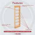 3x22 W x 39x22 H Pull-Out Cabinet Wall Filler S85133