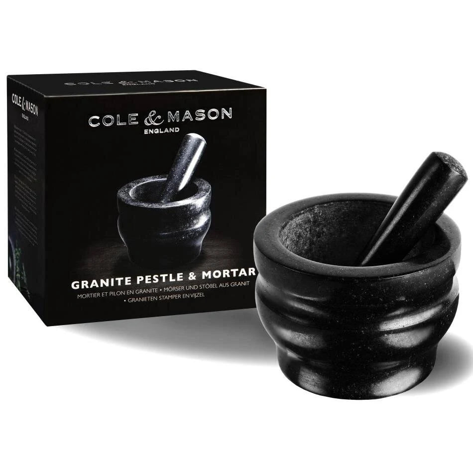 Black Granite Pestle and Mortar M245